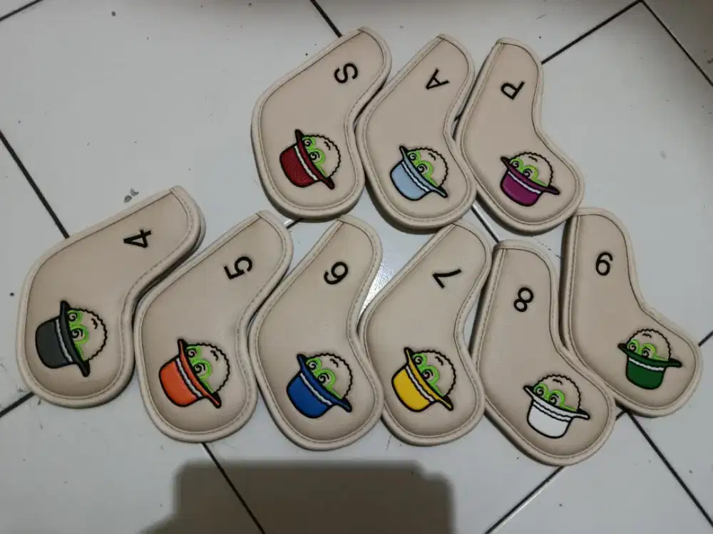 Sarung stick golf HEAD cover gruise golf ful color bahan kulit leather