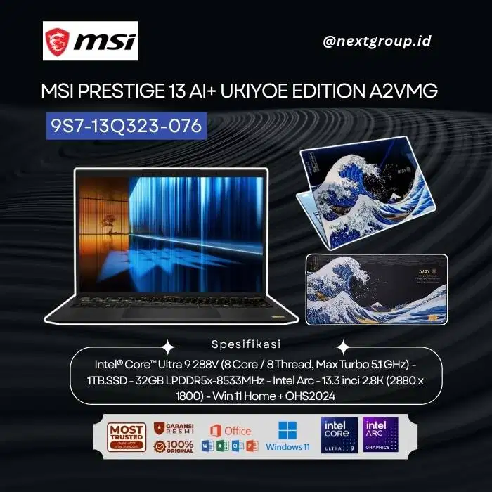 MSI Prestige 13 AI+ A2VMG (9S7-13Q323-076)/Core Ultra 9 288V/32GB/1TB