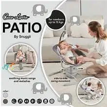 Cocolatte Swing Snuggli Patio Bouncer Elektrik Ayunan Bayi Otomatis