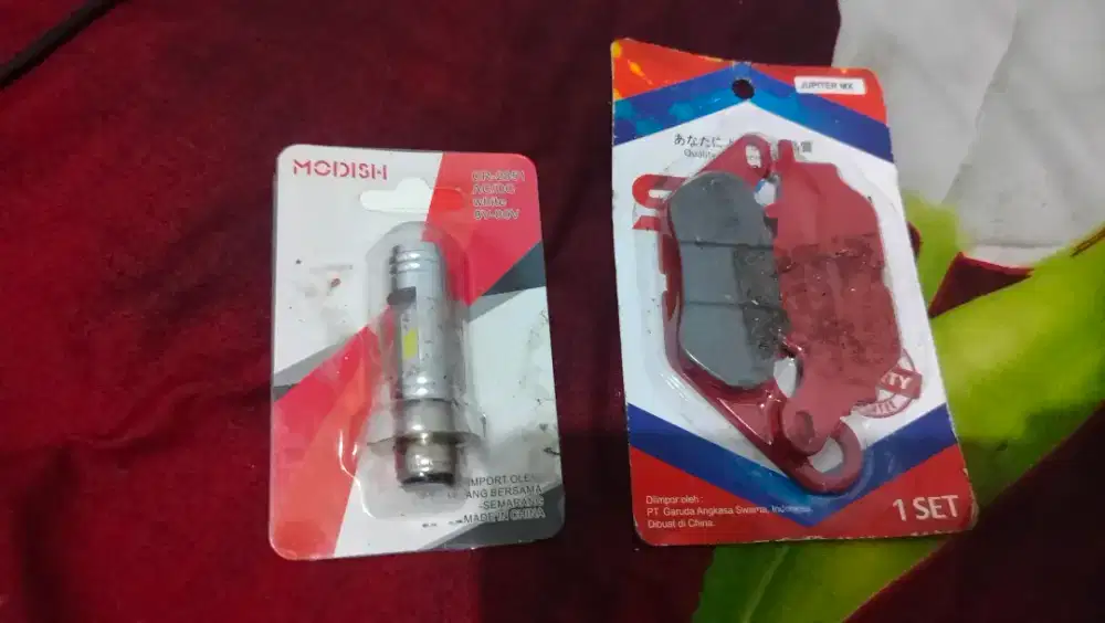 Kampas rem depan Jupiter dan lampu led