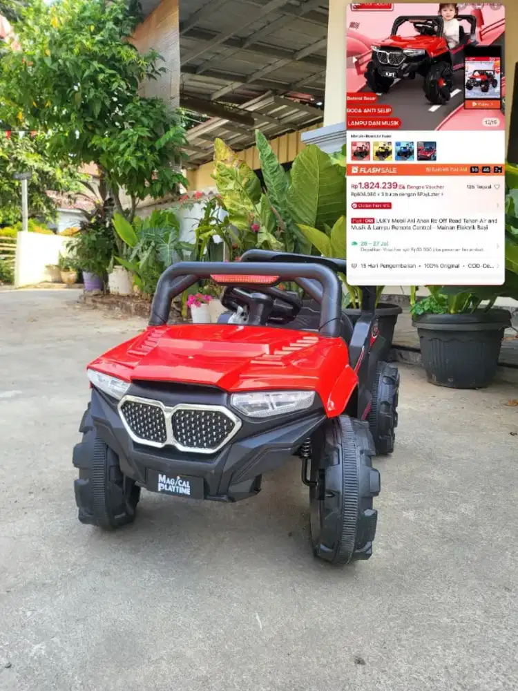 Mobil Mainan Anak Aki Jeep
