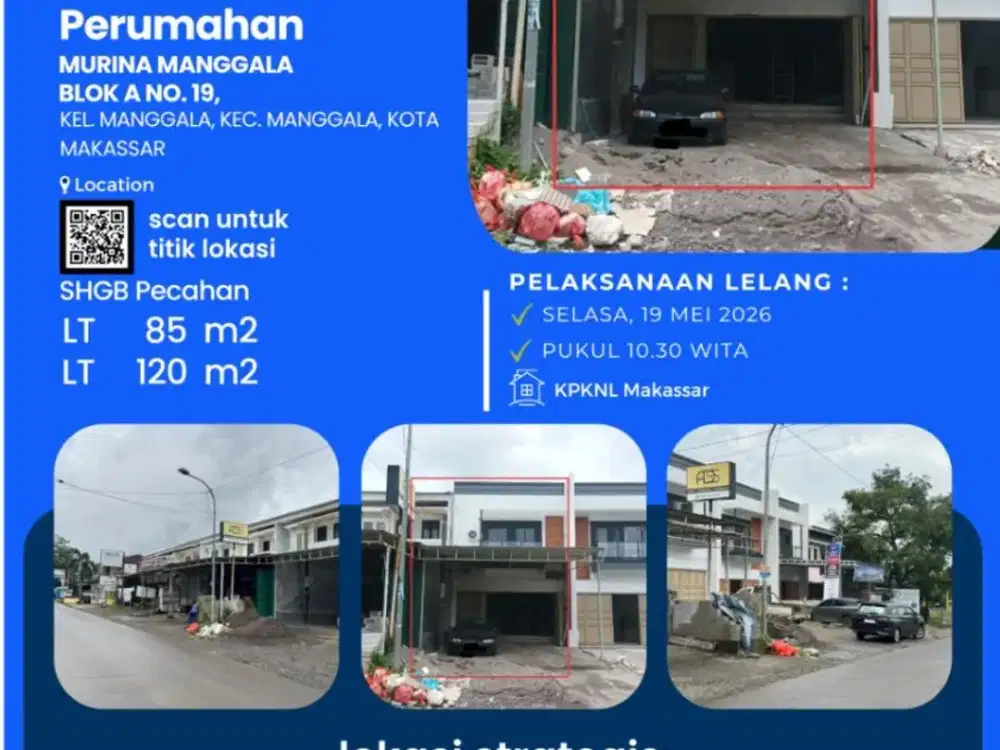 Dijual Tanah dan Bangunan ( RUKO)