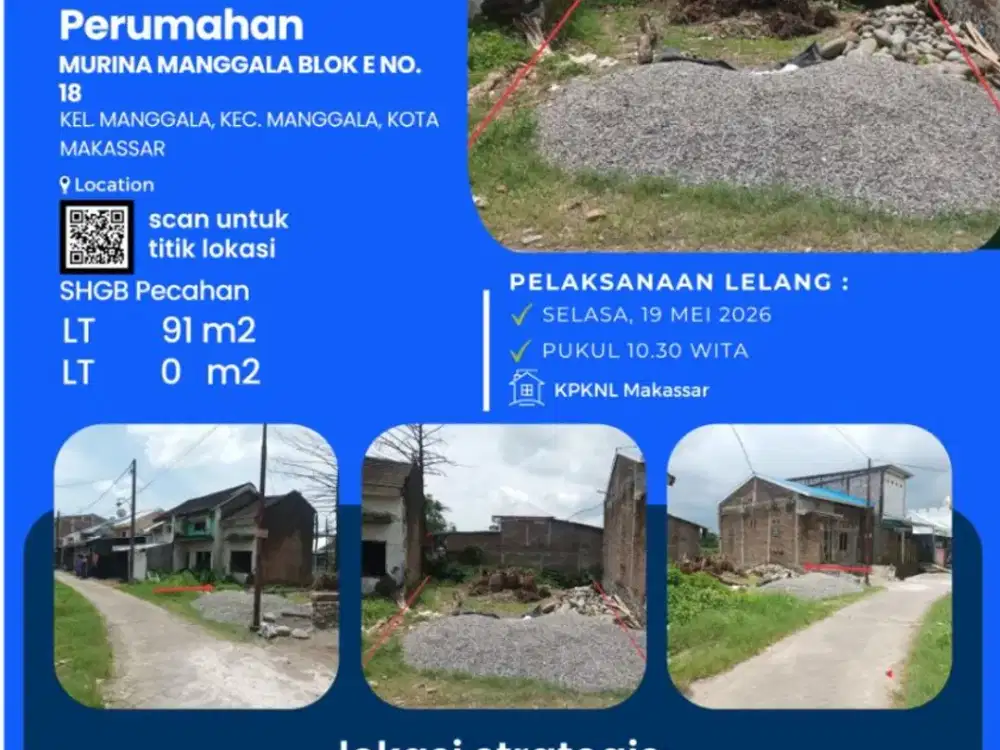 Dijual Tanah Kosong