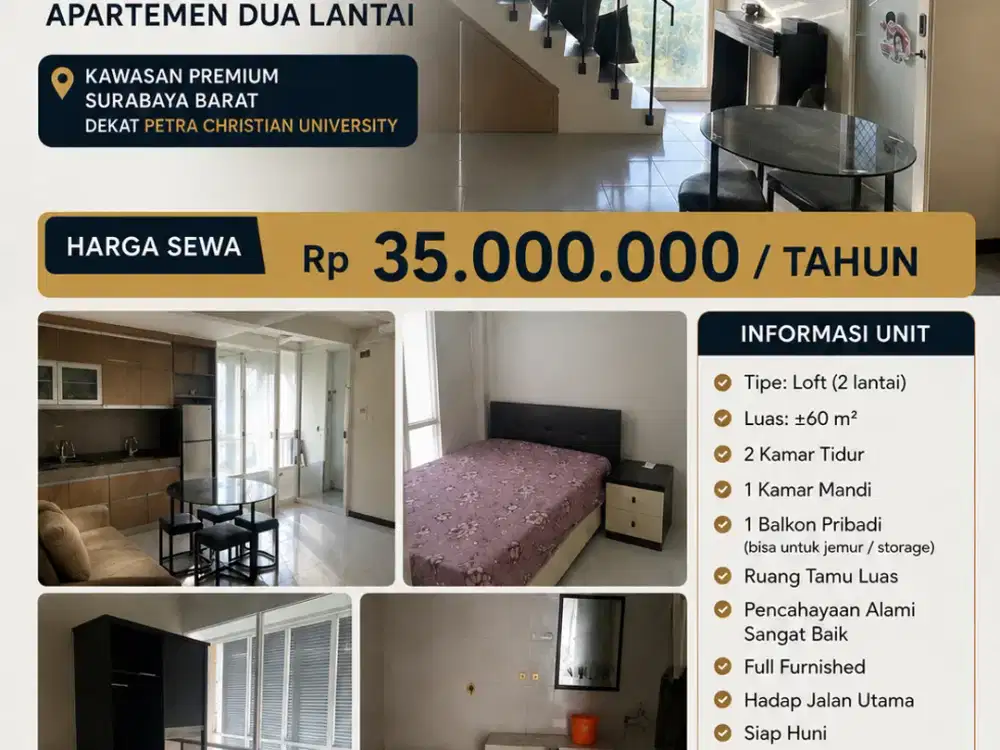 Disewakan Apartemen Royal cityloft royal residence