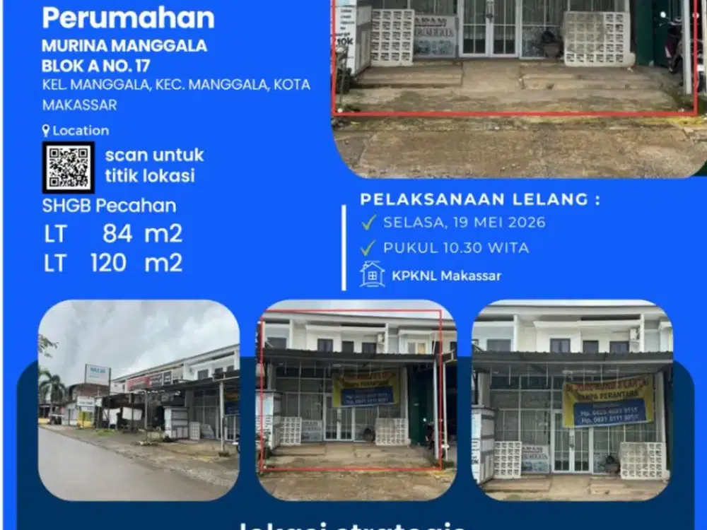 Dijual Tanah dan Bangunan ( RUKO )