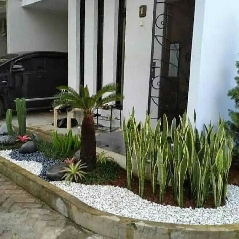 Jasa pembuatan taman rumah minimalis