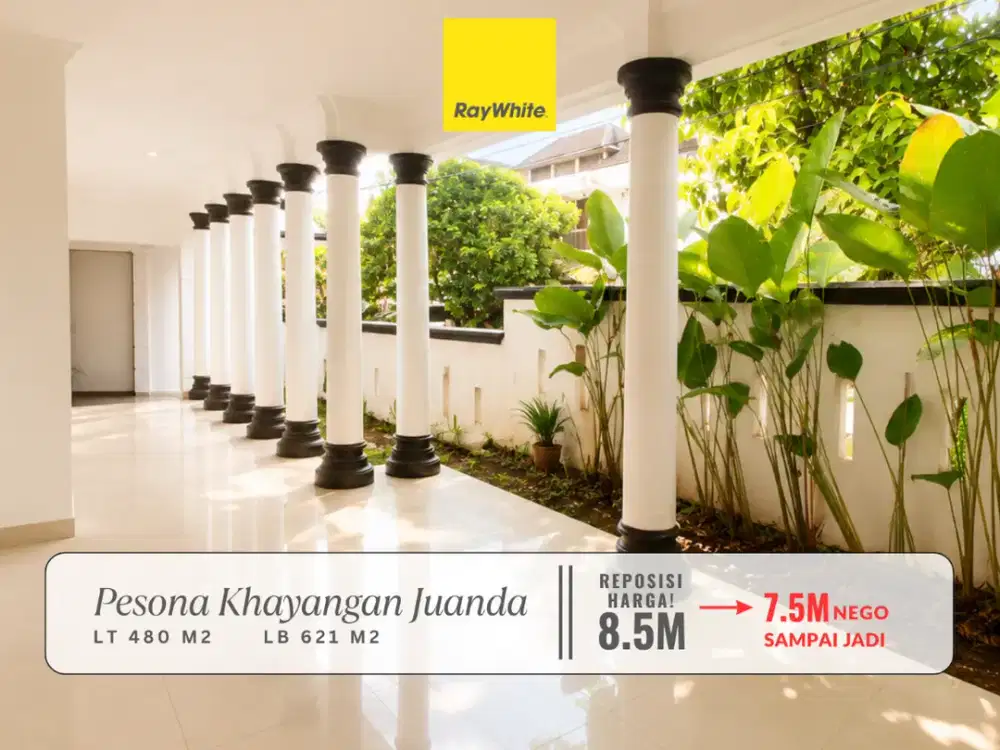 Rumah Dijual di Pesona Khayangan Juanda Depok, RARE UNIT HARGA DIBAWAH PASARAN!