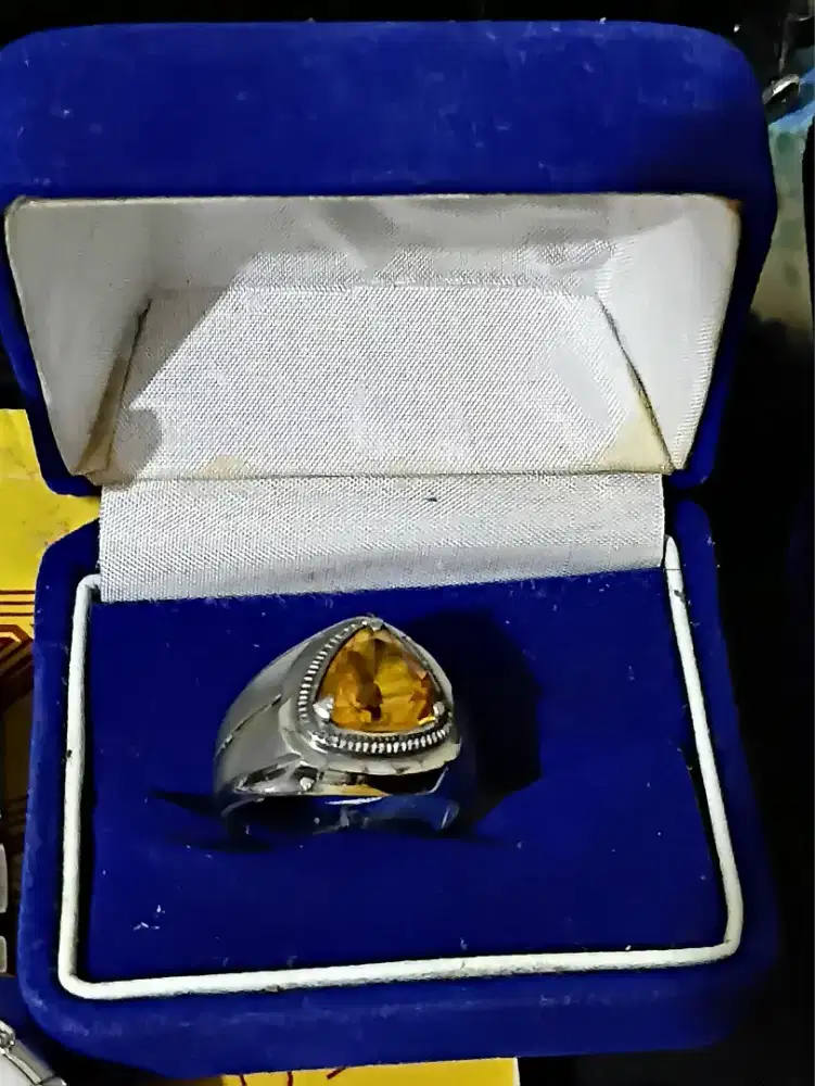 CINCIN PRIA BATU GOLDEN CITRINE.