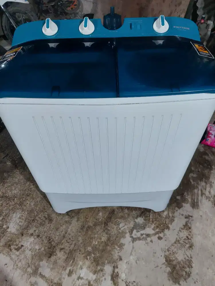 Mesin Cuci polytron kapasitas 8,3kg Normal semua tinggal  pakai