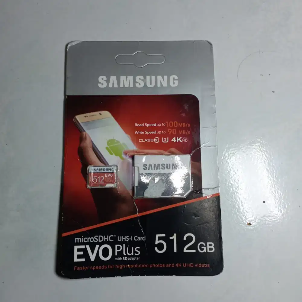 MicroSD Samsung 512GB XC EVO Plus Class 10 UHS-1 U3