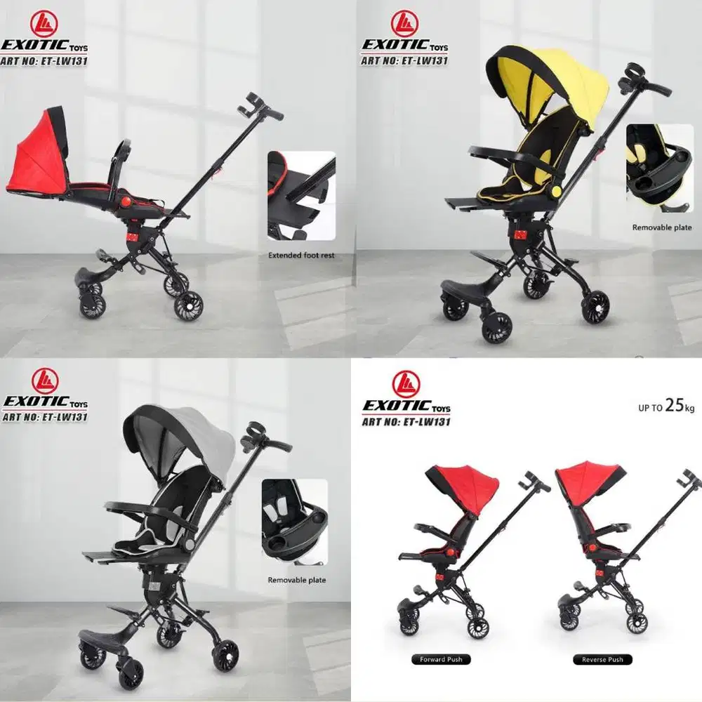 MAGIC STROLLER EXOTC LW 131 (ADJUSTABLE SEAT)