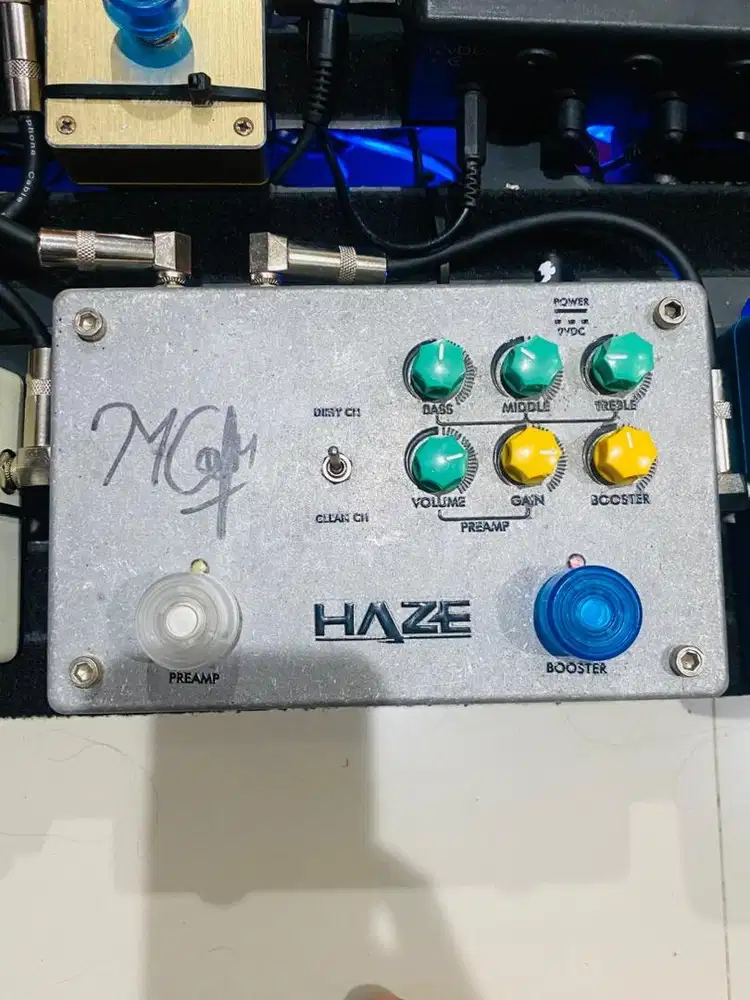 Efek gitar listrik preamp booster custom