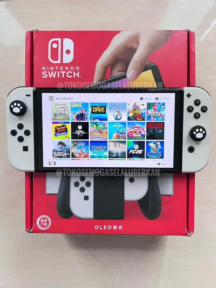 Nintendo Switch Oled 512GB Fullset Fullgame 2025
