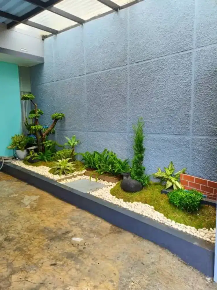 Pembuatan taman rumah minimalis