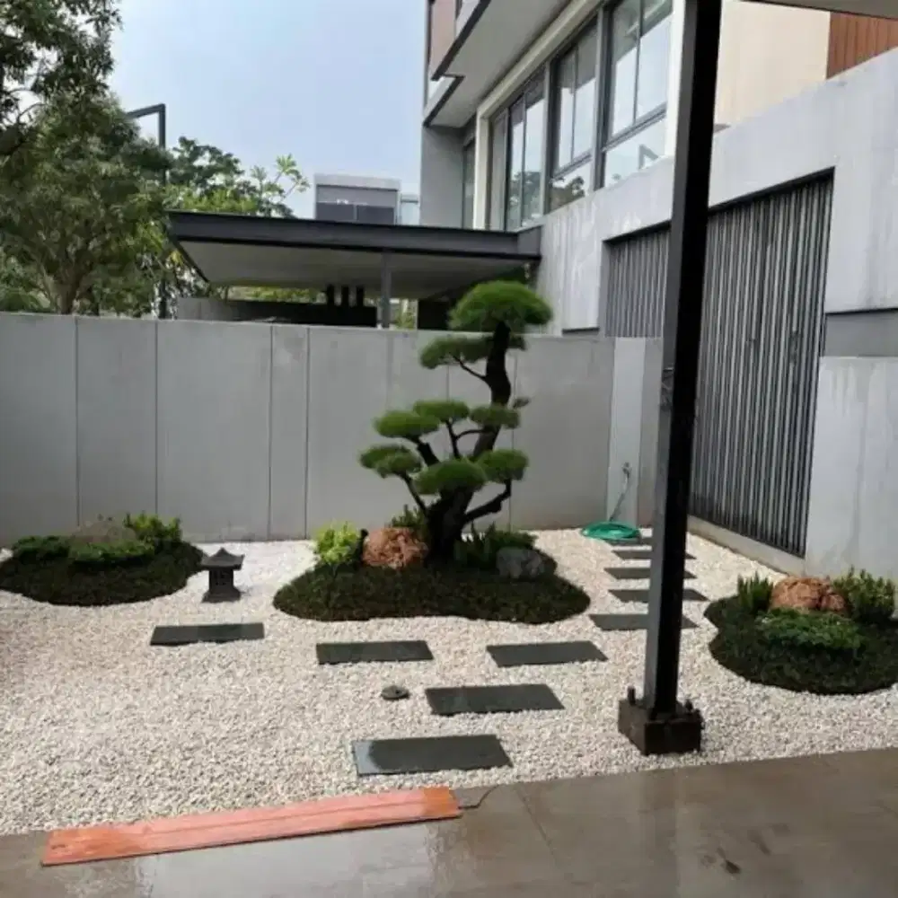 Jasa pembuatan taman rumah versi taman jepang
