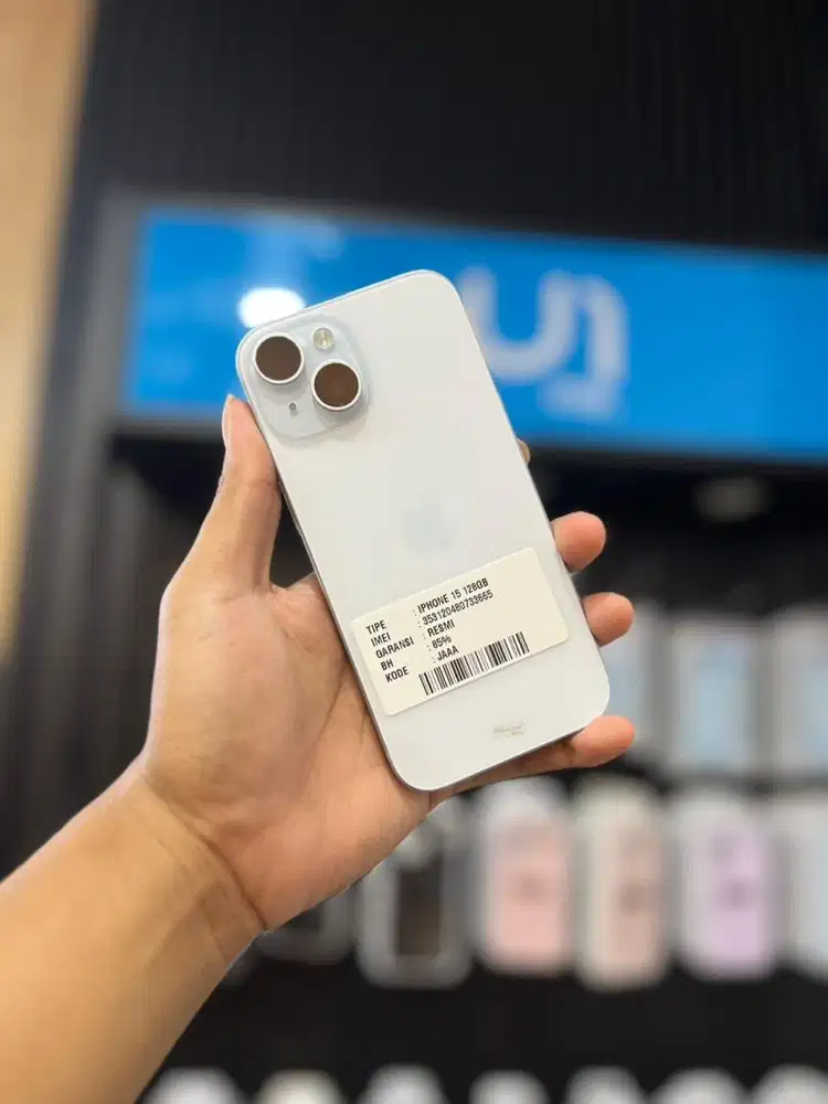 iPhone 15 128Gb Blue second resmi