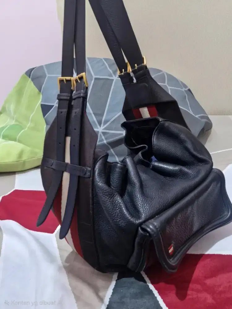 Preloved tas hobo bally kulit asli original