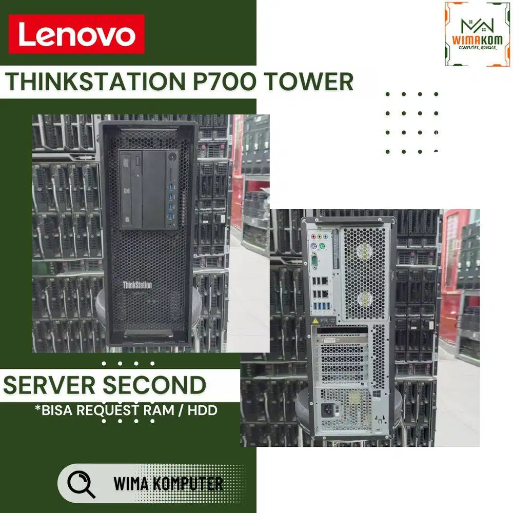 SERVER LENOVO P700 2x XEON E5-2670V3 48CORE RAM 32GB SSD 512GB VGA NVS