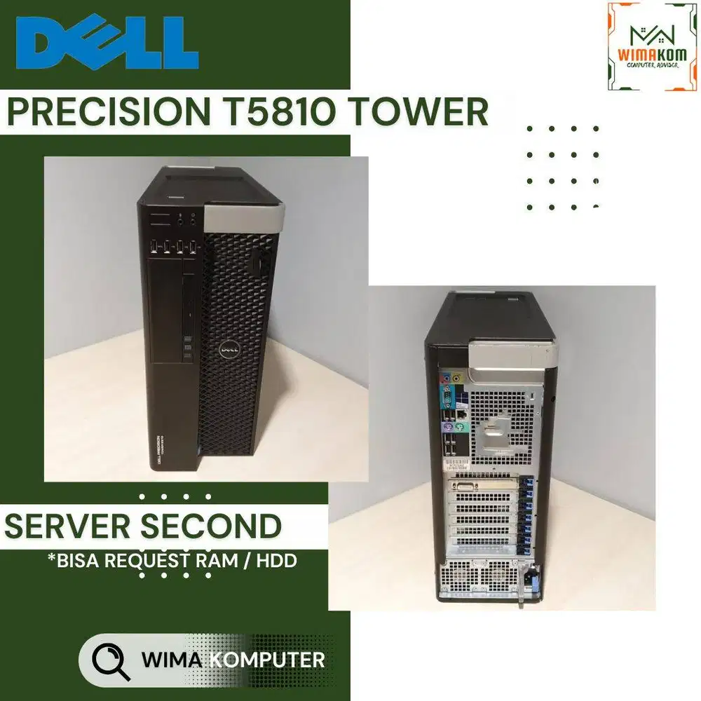 SERVER DELL T5810 Xeon E5-2695V4 36 CORE RAM 128GB SSD 256GB VGA NVS