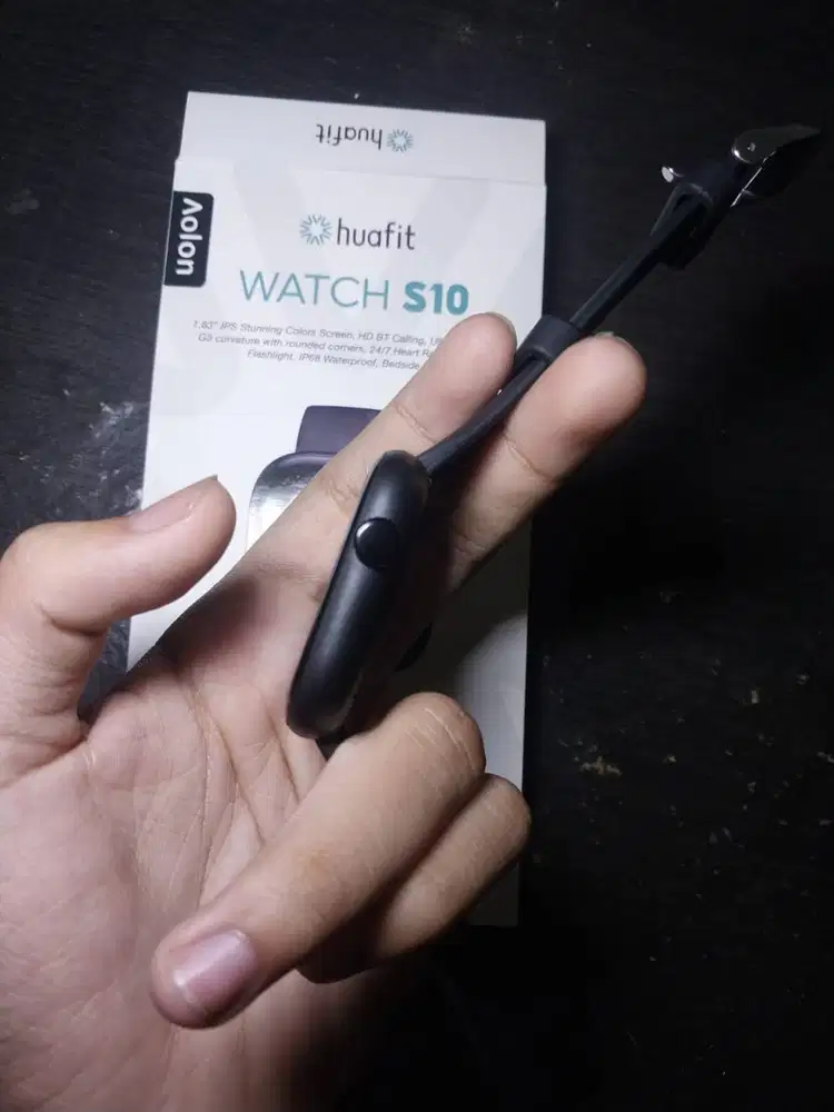 Smartwatch Huafit S10 Bluetooth Call Layar HD Baterai Awet Fullset