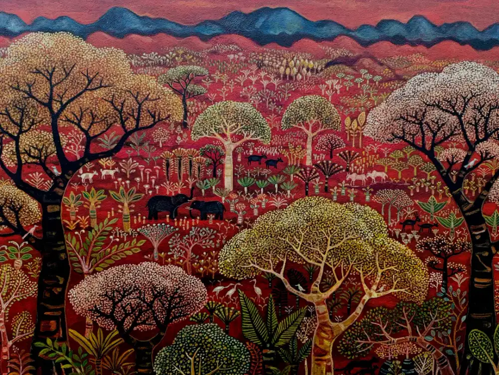 Lukisan karya H. Widayat
