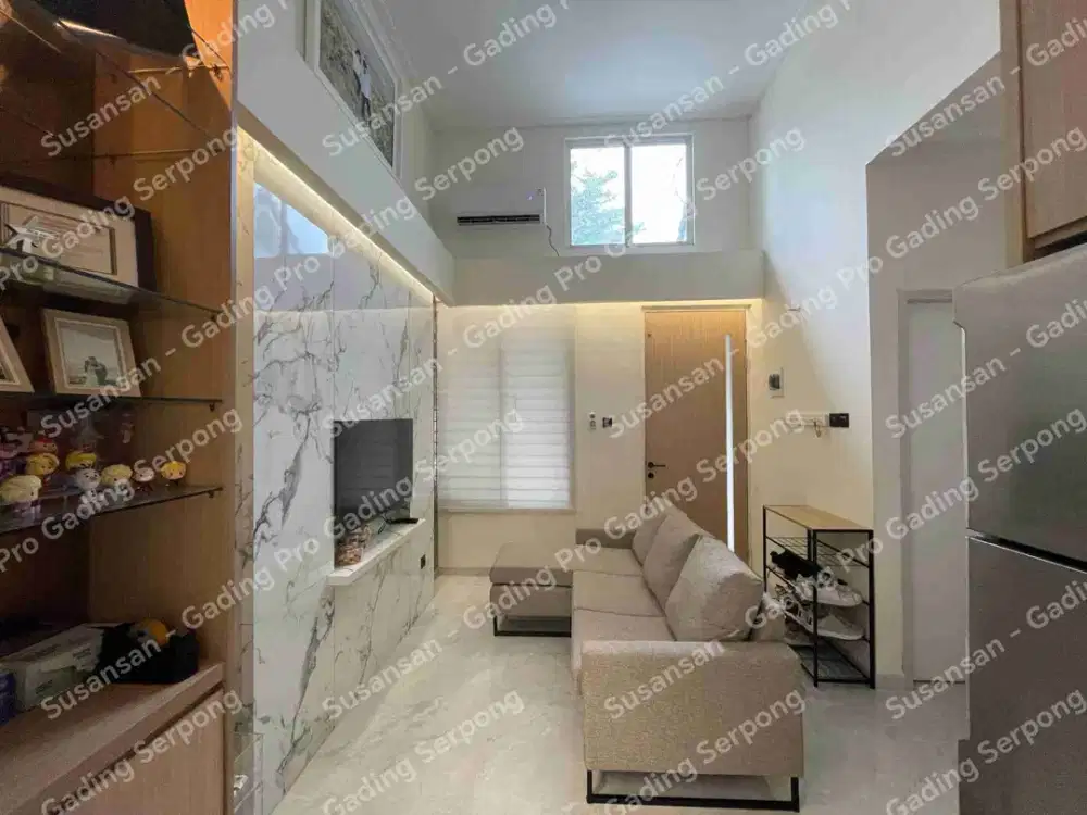 Jual rumah full Furnished cisauk serpong garden