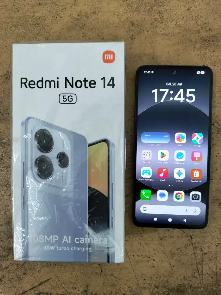 Redmi note 14 5G 8+4gb/256gb ori like new