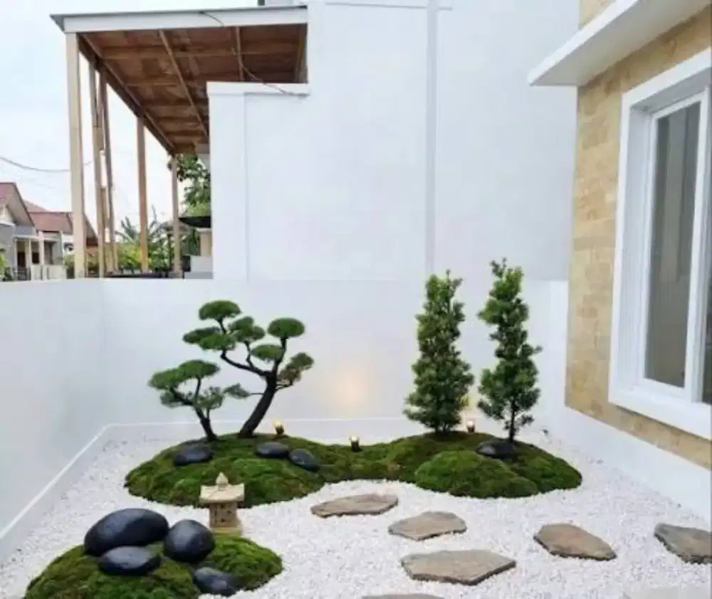 Jasa pembuatan taman rumah minimalis