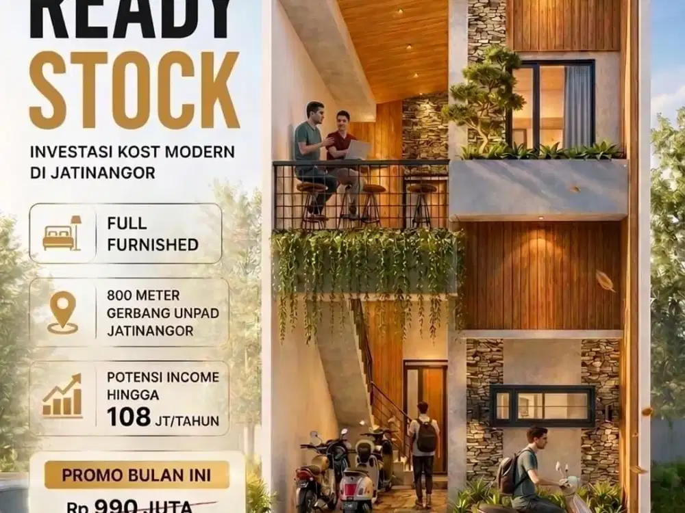 FOR SALE: Readystock boarding house near the Unpad Jatinangor campus