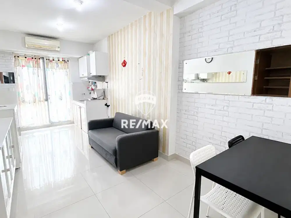 Disewakan 2 Bedroom Oak Tower A – Lantai Rendah, View Kota, Full Furnish, Pulo Gadung
