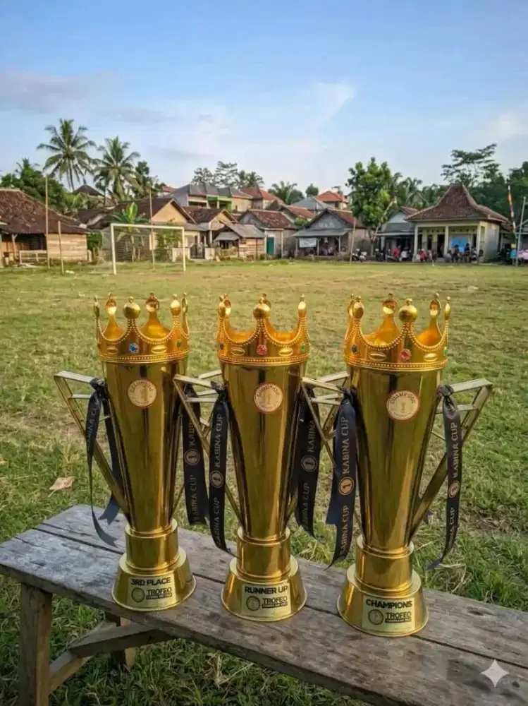 Trophy Mahkota Emas Juara 1 2 3 KABINA CUP