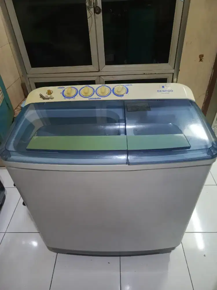 MESIN CUCI MERK DENPO KAP 9KG NORMAL SIAP PAKAI