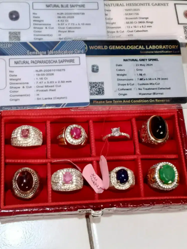 Batu permata zambrud,blue safir burma