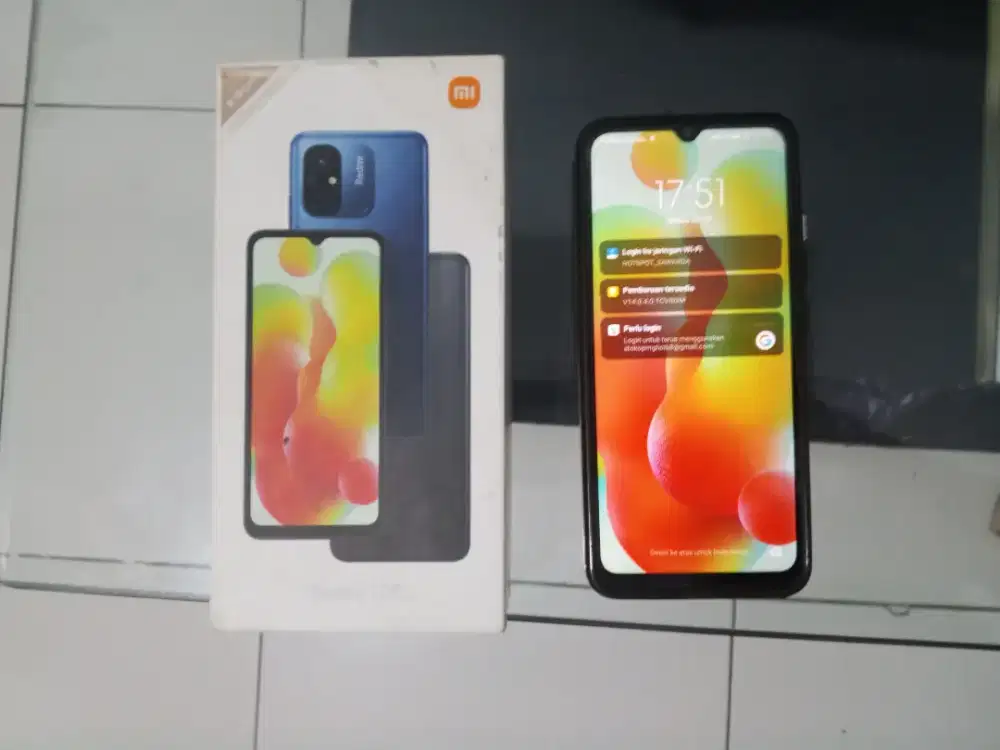 Dijual xiaomi Redmi 12C 3/32 GB bekas normal