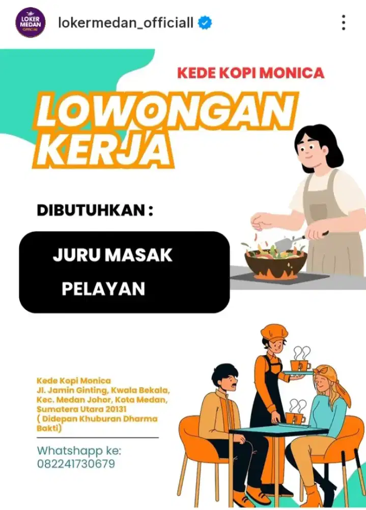 Juru masak & waiters