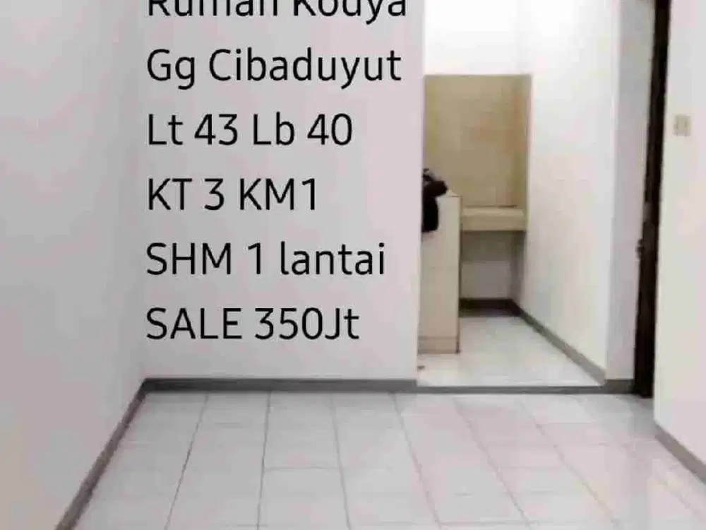 Rumah Kodya Gg Cibaduyut