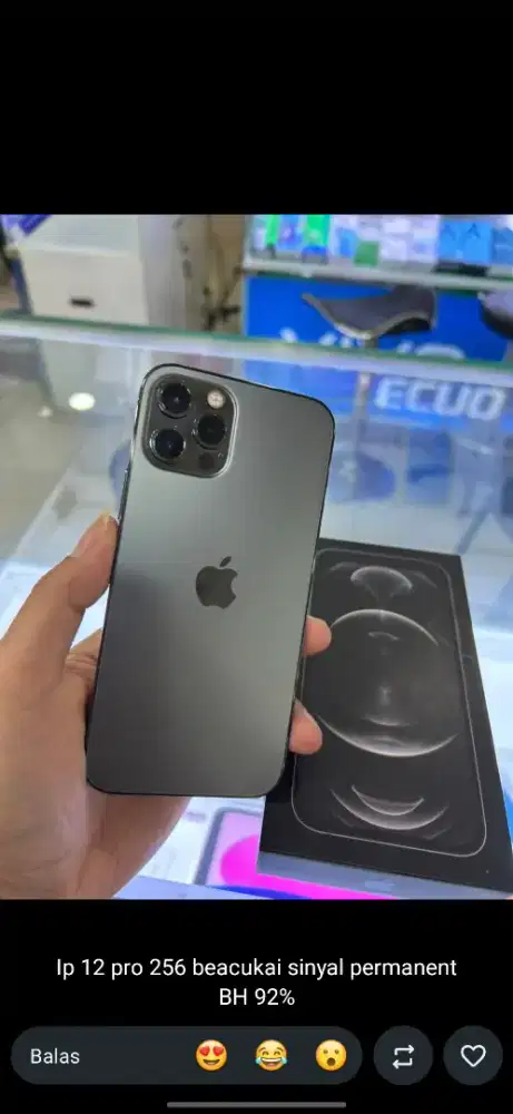 Iphone 12 pro 256gb garansi inter Beacukai