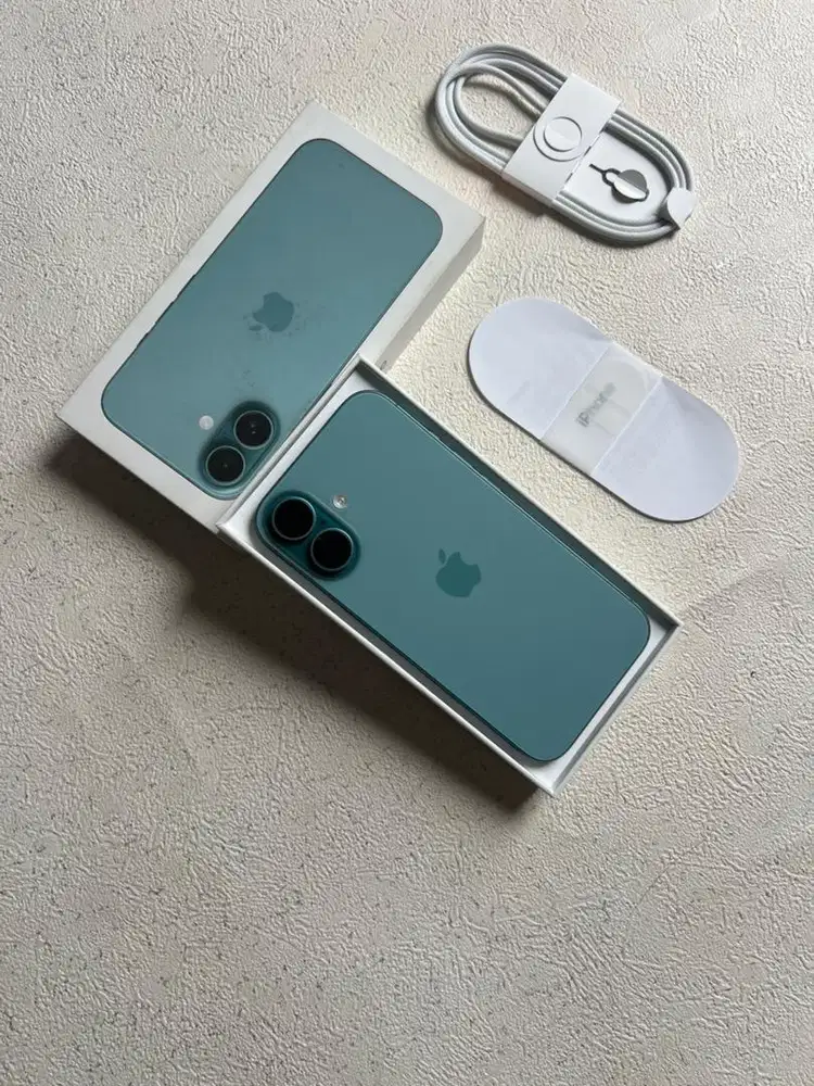 Iphone 16 256gb ibox warna teal