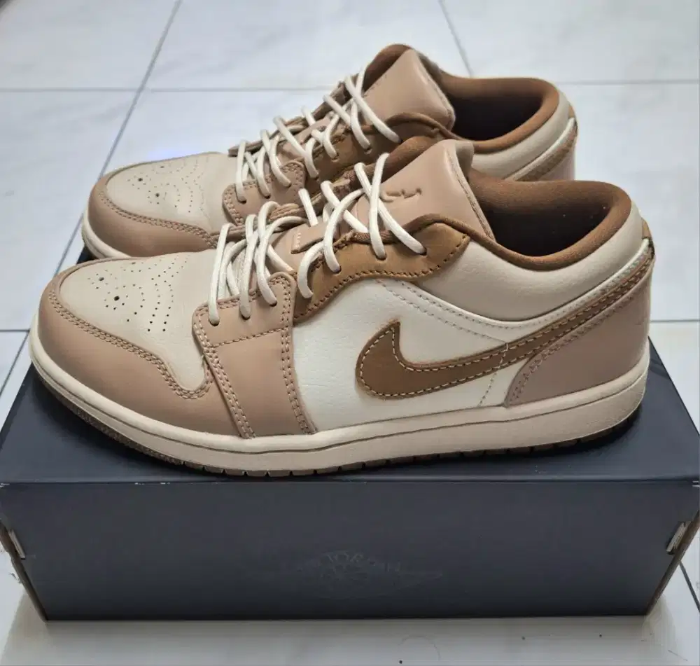 Jual NIKE AIR JORDAN 1 LOW SE HEMP LIGHT BRITISH TAN  ORIGINAL