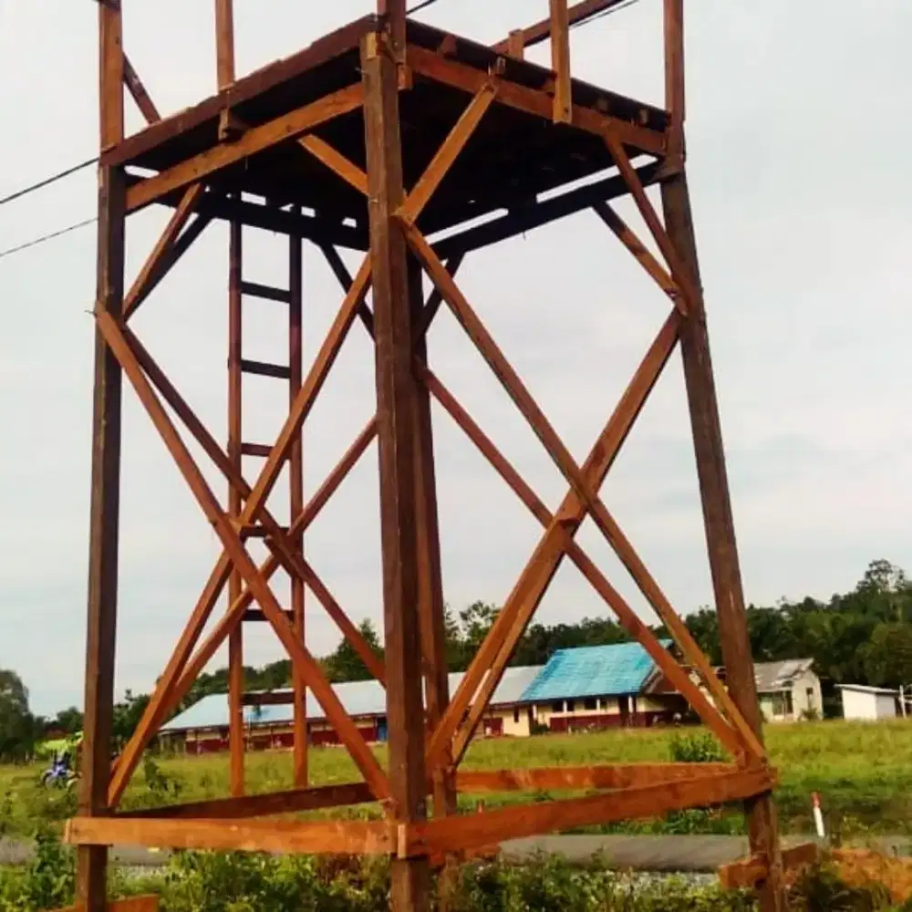 Tower tandon menara tinggi 4 mtr tiang 10/10