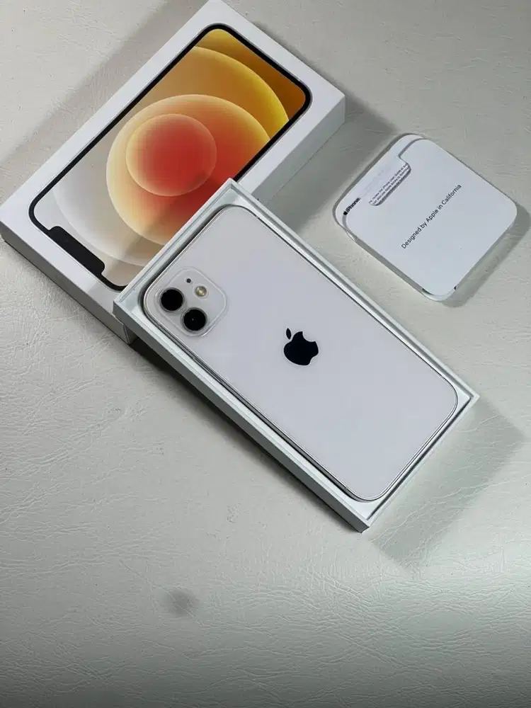 Iphone 12 128gb iBox putih nomonus