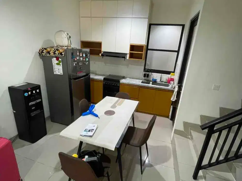 Disewakan rumah 2 lantai furnished siap huni di cluster summerwood sedayu city