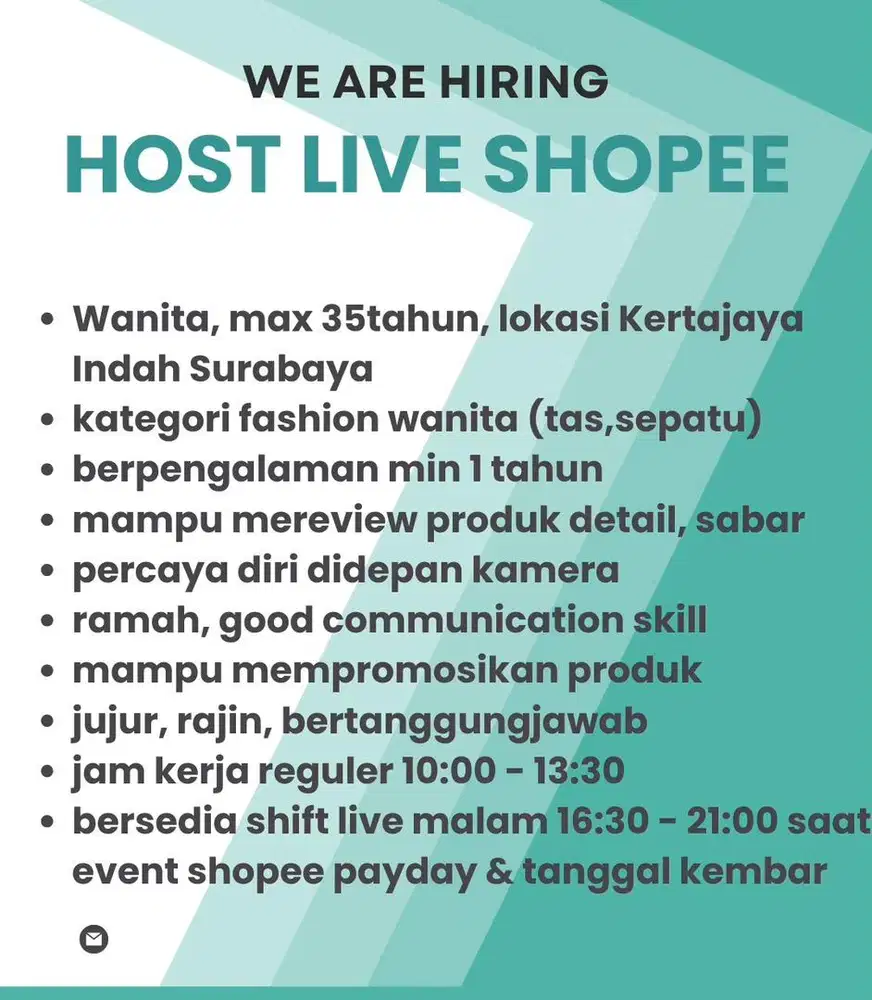 HOST LIVE SHOPEE
