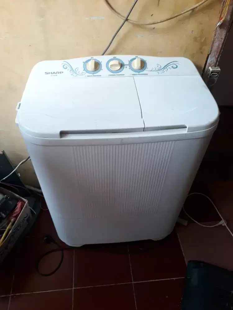 Mesin cuci sharp 2 tabung 7,5kg