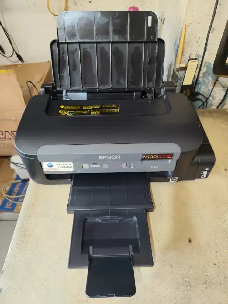 Epson M100 Inktank Monochrome Print Only Kondisi Normal Siap Pakai