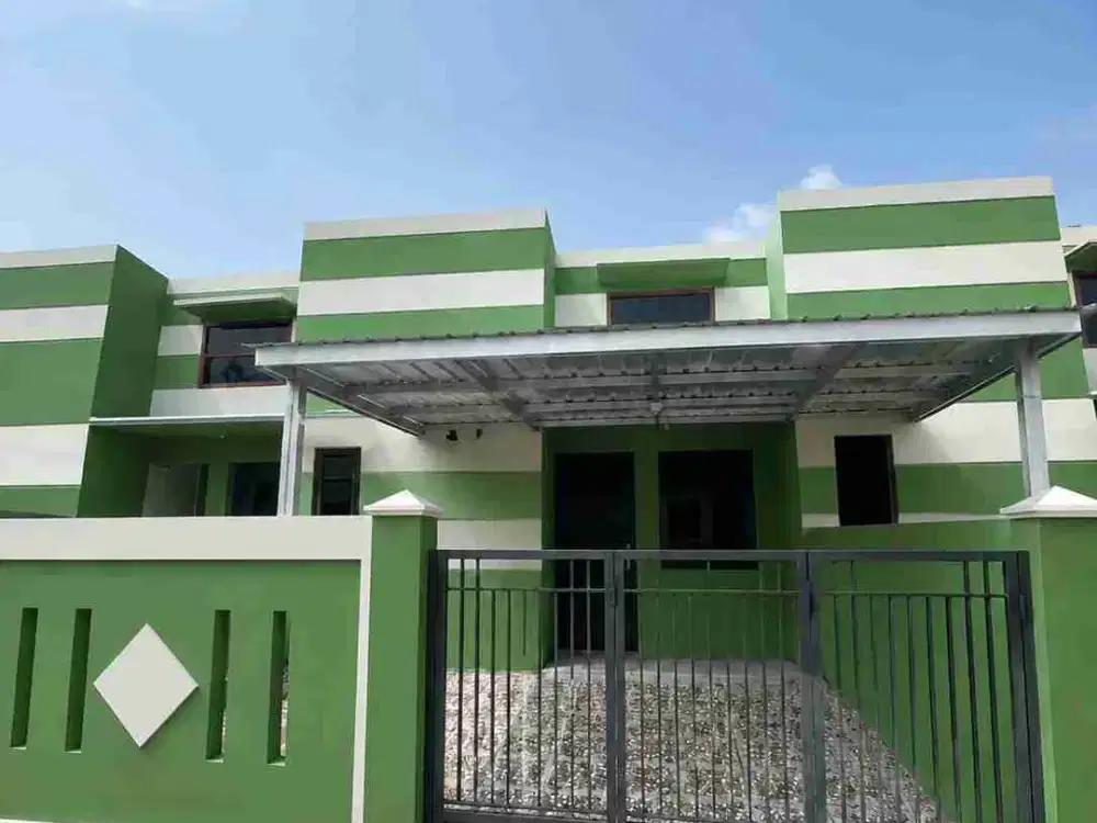 Rumah 165jt Langsung Dapat AC, Free Pagar, Canopy, Air Satelit, Toren dan Biaya Balik Nama Surat