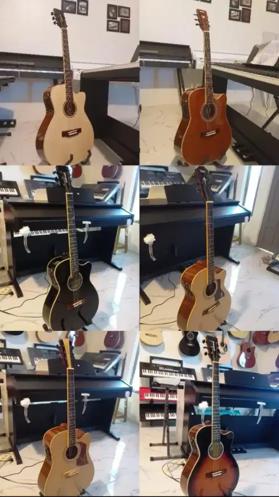 PROMOS GITAR AKUSTIK ELEKTRIK PABRIKAN