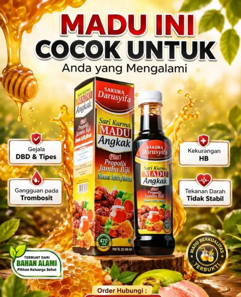 Terlaris! Madu Angkak Darusyifa