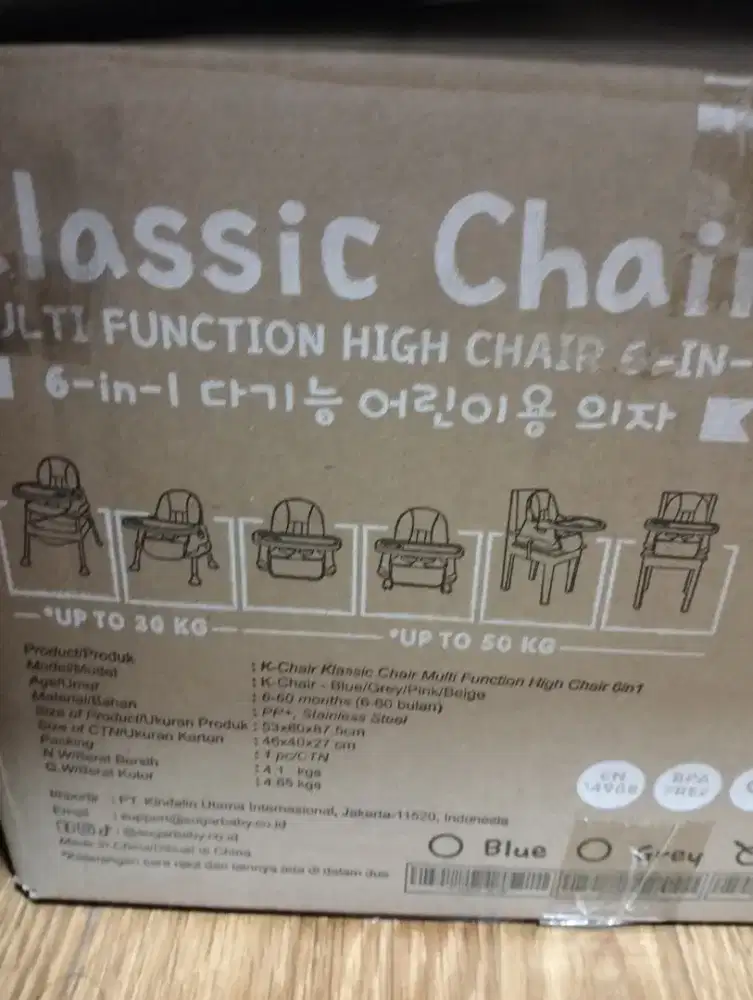 Klassic chair 6 in 1