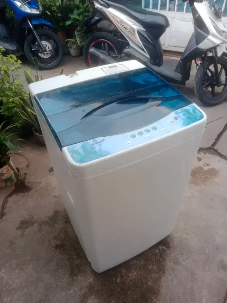 MESIN CUCI 1 TABUNG OTOMATIS SHARP 8KG